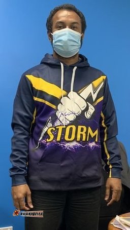 Melbourne All Over Hoodie Thunder