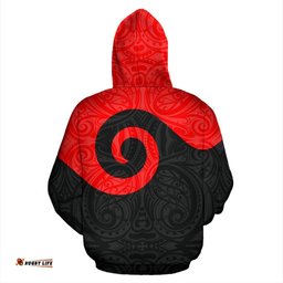 New Zealand Maori Koru Zip Up Hoodie 01