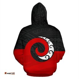 New Zealand Maori Koru Zip Up Hoodie 05