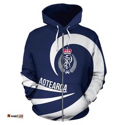 Aotearoa Zip Up Hoodie Roll Into My Heart Style