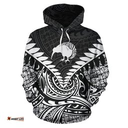 Kiwi Silver Fern Classic Hoodie White