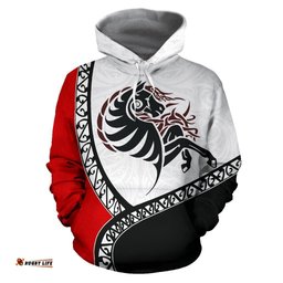 Maori Tribal Horse Hoodie