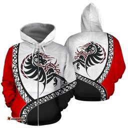 Maori Tribal Horse Hoodie