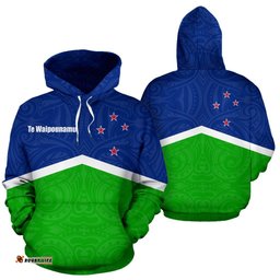 New Zealand South Islands Flag Hoodie