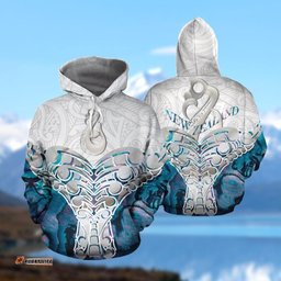 Whale Tail Manaia New Zealand Hoodie
