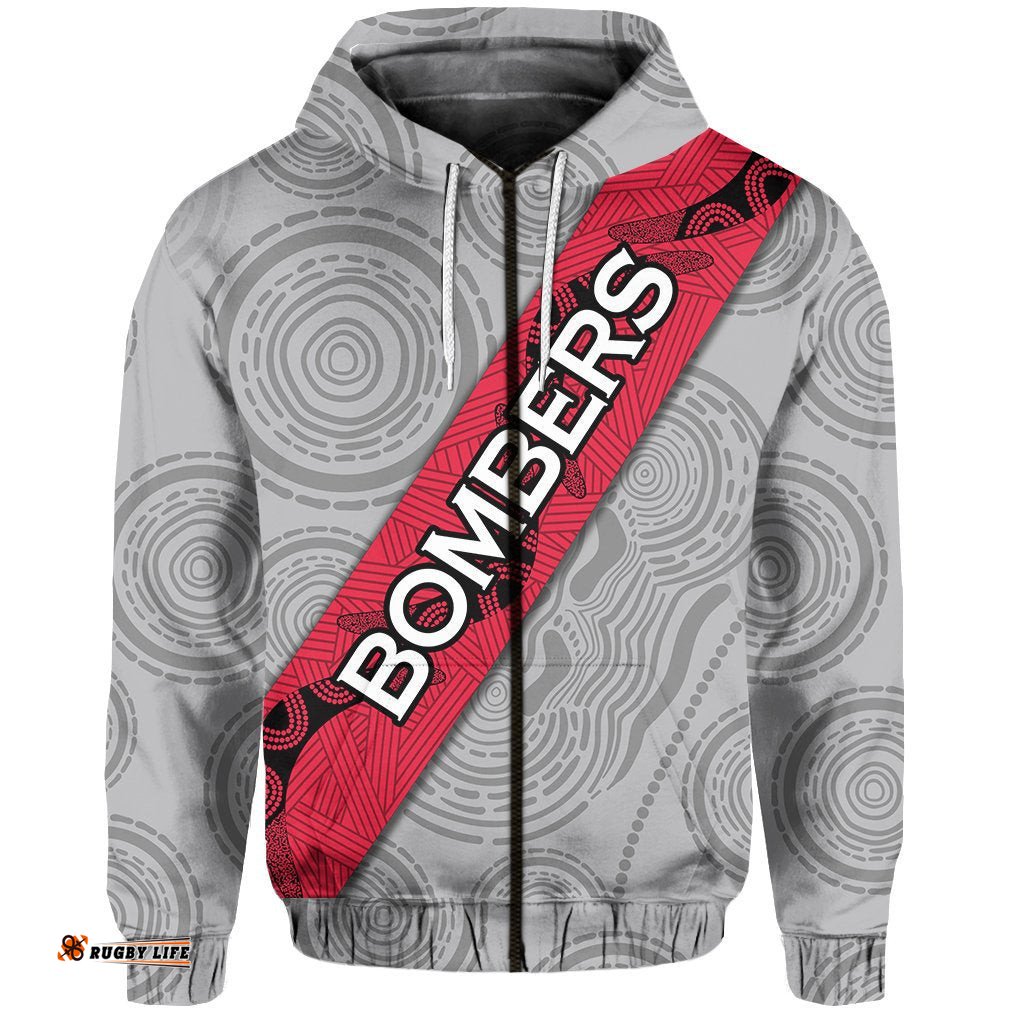 Essendon Bombers Zip Hoodie 08