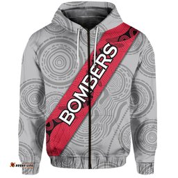 Essendon Bombers Zip Hoodie 08