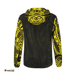 Gemini Zodiac Hoodie Zip Aotearoa Maori Tattoo
