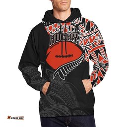 Aotearoa Rugby Tattoo Maori All Over Hoodie
