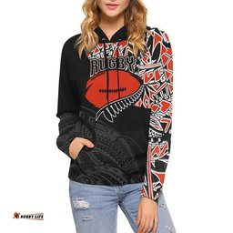 Aotearoa Rugby Tattoo Maori All Over Hoodie