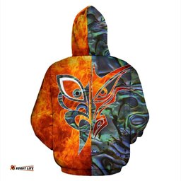 New Zealand Tumatauenga And Tangaroa Maori Hoodie