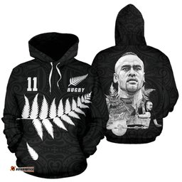 New Zealand Hoodie, Legend Of Rugby Pullover Hoodie