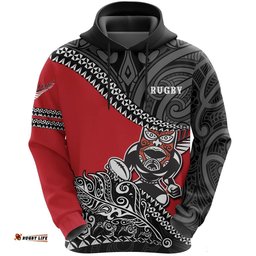 Maori Hoodie Fall In Rugby