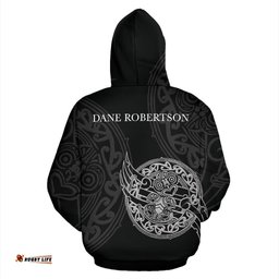 Maori Tiki Hoodie Dane Robertson