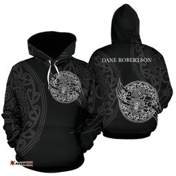 Maori Tiki Hoodie Dane Robertson
