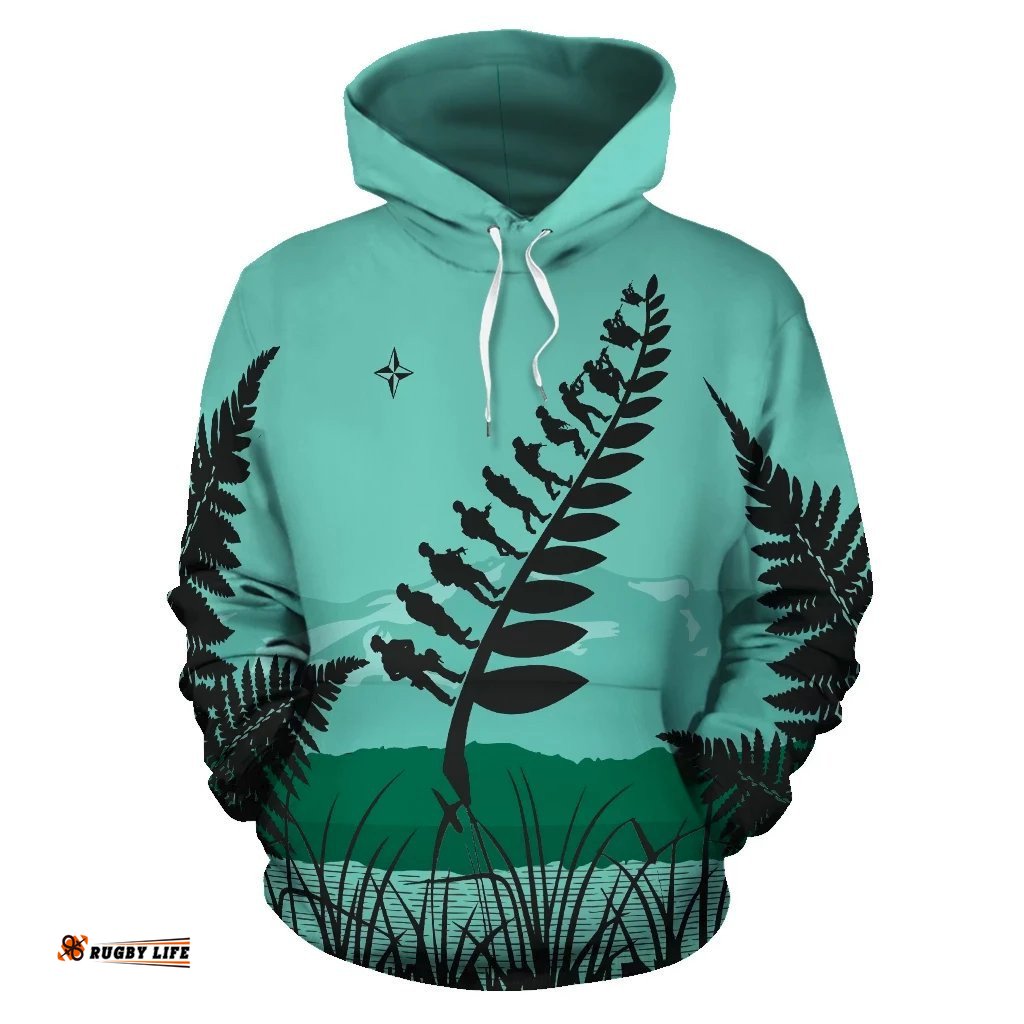 ANZAC Silver Fern New Zealand Hoodie