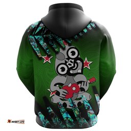 Hei Tiki Ukulele Music Maori Hoodie