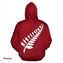 New Zealand Lest We Forget Hoodie, ANZAC Fern Pullover Hoodie 04
