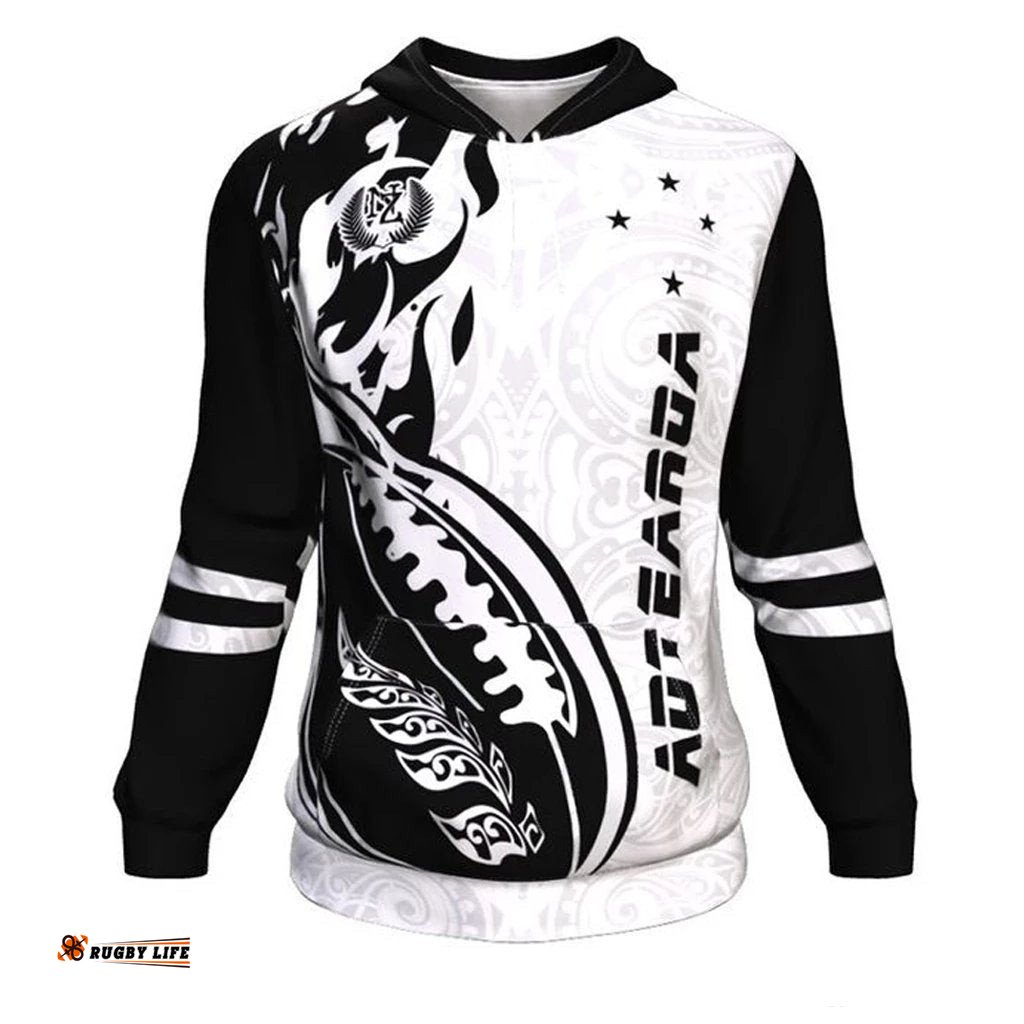 Aotearoa Rugby Flame 2019 Hoodie Black