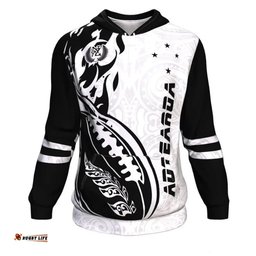 Aotearoa Rugby Flame 2019 Hoodie Black