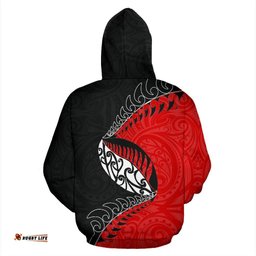 New Zealand Rugby Hoodie, Aotearoa Rugby Fern Hoodie