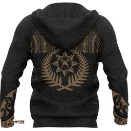 Aotearoa Hoodie Silver Fern Firefighter Style