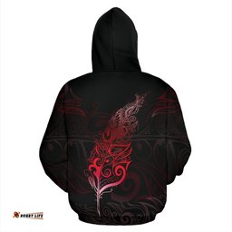 New Zealand Light Silver Fern Zip Up Hoodie 09