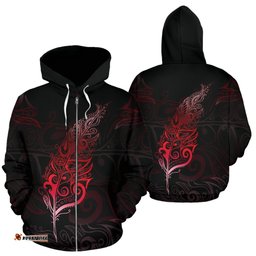 New Zealand Light Silver Fern Zip Up Hoodie 09