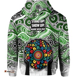 raiders rugby hoodie naidoc week 2022