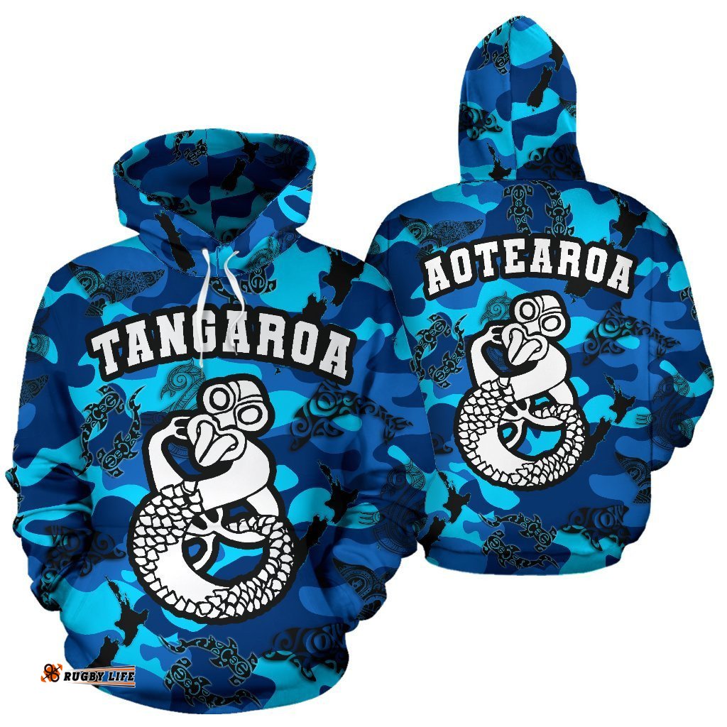 Tangaroa God Sea Hoodie Aotearoa