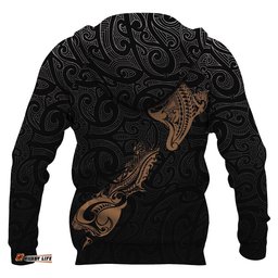 Aotearoa Tui Kowhai Map New Zealand Hoodie