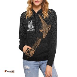 Aotearoa Tui Kowhai Map New Zealand Hoodie