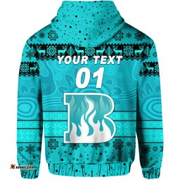 custom personalised brisbane heat zip hoodie christmas simple style