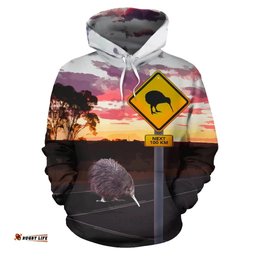 New Zealand Kiwi Sign Hoodie