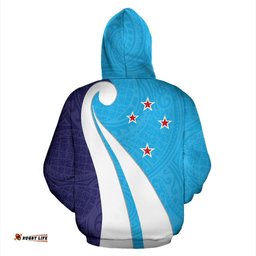 Aotearoa Koru Flag New Zealand Hoodie