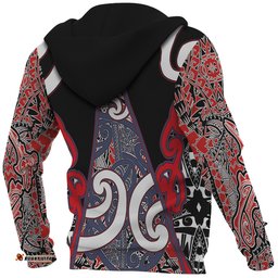 Maori Rugby Hoodie Mangu