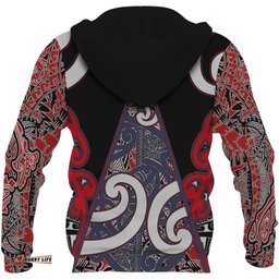Maori Rugby Hoodie Mangu