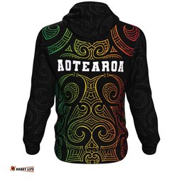 Aotearoa Hoodie Hei Tiki Rasta Style