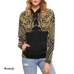 Polynesian Golden Tattoo Hoodie