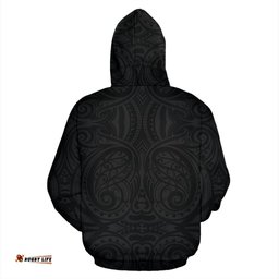 New Zealand Rugby Three Fern Zip Up Hoodie