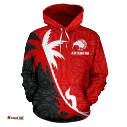 Aotearoa Coconut Tree Kiwi Hoodie