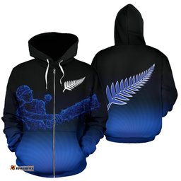 Cricket Silver Fern Zip Up Hoodie