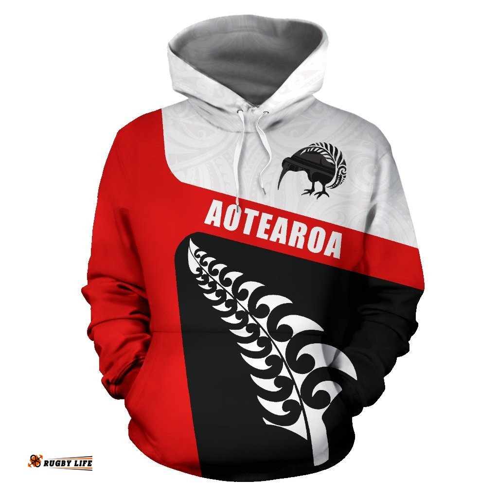 Aotearoa Kiwi Fern Hoodie