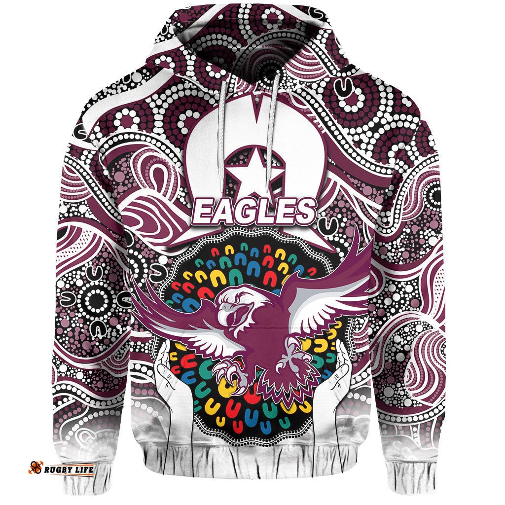 sea eagles rugby hoodie naidoc week 2022
