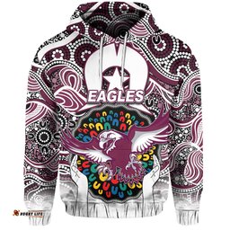 sea eagles rugby hoodie naidoc week 2022
