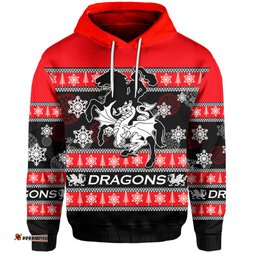 st george illawarra dragons hoodie christmas style
