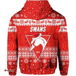 sydney swans zip hoodie christmas simple style