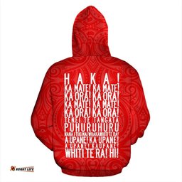 Rugby Haka Dance Hoodie