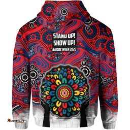 roosters rugby hoodie naidoc week 2022