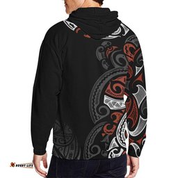 Maori Zip Hoodie Rugby